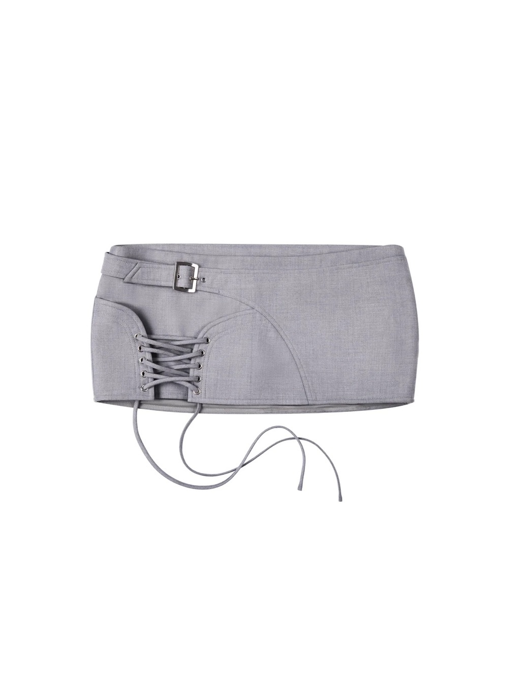 BUPBES DYLAN MINI SKIRT (GRAY)